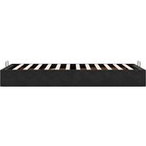 vidaXL otomanski okvir kreveta bez madraca crni 90x200 cm baršunasti | shoptok.hr