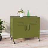 Ormarić Omara za shranjevanje olivno zelena 60x35x56 cm jeklo, (20705199) | Shoptok.si