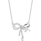 Ogrlica EL-38418 - Srebrna KP38418 | Shoptok.si