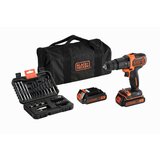 Black &amp; Decker akumulatorski udarni vrtalnik BDCHD18BS32, 18 v, 1,5 ah, torba + pribor cene
