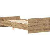  Okvir kreveta bez madraca boja hrasta artisan 90x200 cm | shoptok.hr