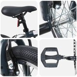 Bmx Bicikl 16 Inča za 5-8 godina Tamnosiva | shoptok.hr
