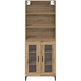  Highboard Umjetnički hrast 69,5 x 34 x 180 cm Konstruirano drvo | shoptok.hr