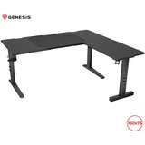 Genesis Gaming miza Holm Modular Corner 160 - črna | Shoptok.si