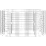  Gabionska povišena gredica od pocinčanog željeza 200x100x100 cm | shoptok.hr
