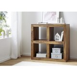 MID.YOU regal 82/82/34 cm barve indijskega rožnega lesa | Shoptok.si