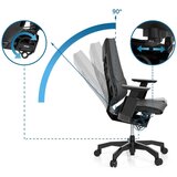 MID.YOU Vrtljiv Stol Genidia Black, Črna | Shoptok.si