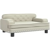 The Living Store Otroški kavč krem 70x45x30 cm umetno usnje - Otroški Kavč, (21419620) | Shoptok.si