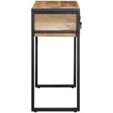 vidaXL konzolna miza 100x35x75 cm Masivni neobdelan les Mango | Shoptok.si