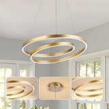  Brilagi-LED prigušiva viseći luster na sajli TWISTER LED/48W/230V prečnika 50 cm zlatna +DO | Eponuda.com