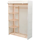  Garderobni Ormar od Tekstila i Borovine 110x40x170 cm | shoptok.hr