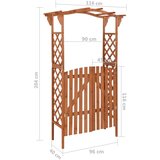 vidaXL pergola s vratima 116 x 40 x 204 cm od masivne jelovine Cijene
