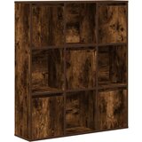 Maison Chic Knjižna omara - Knjižni regal dimljeni hrast 89x24x101,5 cm inženirski les, (21725254) Cene
