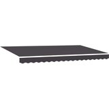  Povlačivi tende Antracit 400 x 200 cm Poliester i aluminij | shoptok.hr