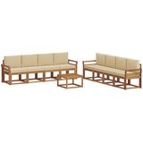  Set vanjskih sofa 9 kom. Prirodna i bež | shoptok.hr