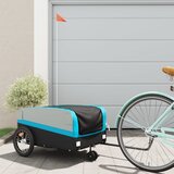  The Living Store Kolesarska prikolica črna in modra 45 kg železo - Kolesarska Prikolica, (21500499) | Shoptok.si