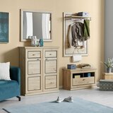 Mömax Garderobna Klop Harvey, Hrast, Antracit | Shoptok.si