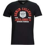 Jack & Jones Majice s kratkimi rokavi JJELOGO TEE SS O-NECK Črna | Shoptok.si