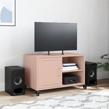 TV ormarić ružičasti 68 x 39 x 43,5 cm čelik | shoptok.hr