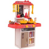 Otroška kuhinja za igro Kitchenette s svetlobnimi - 43 elementov - roza | Shoptok.si