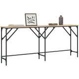 vidaXL Konzolni stol boja hrasta sonome 180x29x75 cm konstruirano drvo | shoptok.hr