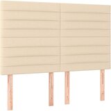  Krevet s oprugama i madracem krem 140 x 190 cm od tkanine | shoptok.hr