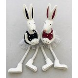 Viter Uskršnja figura zečica balerina u suknjici 12cm ( 467144 )