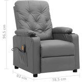  Masažni stol sivo umetno usnje, (20923782) | Shoptok.si
