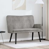  Kauč za dvoje Svijetlo siva 115 x 61 x 87 cm Baršun | shoptok.hr