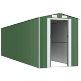  Vrtno spremište zeleno 192x772x223 cm od pocinčanog čelika | shoptok.hr