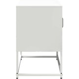 vidaXL TV omarica bela 68x39x60,5 cm jeklo | Shoptok.si