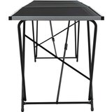 vidaXL sklopivi stol za lijepljenje od MDF-a i aluminija 300 x 60 x 78 cm | shoptok.hr
