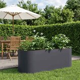  Povišeni vrtni krevet Antracit 120 x 40 x 40 cm | shoptok.hr