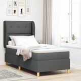  Krevet s opruga kutije Tamno siva 190 x 90 cm tkanina | shoptok.hr