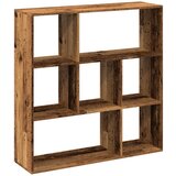 vidaXL Pregrada s knjižno omaro starinski les 102x29x103,5 cm inž. les, (22009185) | Shoptok.si