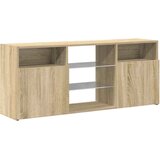 TV ormarić s LED svjetlima boja hrasta sonome 120 x 30 x 50 cm | shoptok.hr
