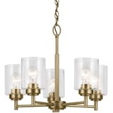  Kichler KL-WINSLOW5-NBR - Luster na lancu WINSLOW 5xE27/60W/230V mesing | Eponuda.com