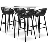  5-dijelni barski set bijelo-crni Cijene