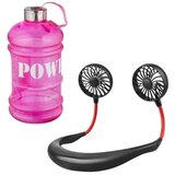  Set ventilator za vrat crveni & sportska flašica za vodu ( 358022 ) Cene