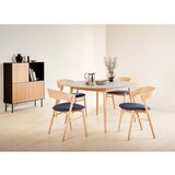 Hammel Furniture Okrogla raztegljiva jedilna miza s keramično ploščo ø 135 cm Meza – | Shoptok.si