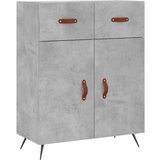 Maison Chic Komoda - Predalnik betonsko siva 69,5x34x90 cm inženirski les, (21719061) Cene