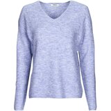 Only ONLCAMILLA V-NECK L/S PULLOVER KNT NOOS Blue Cijene