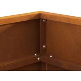  Ognjište Kvadratno 50x50x30 cm Odporno čelik | shoptok.hr