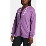 Under Armour Sweatshirt UA Rival Terry OS FZ Hooded-PPL - Women