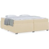  Krevetna konstrukcija Krema 200 x 200 cm tkanina | shoptok.hr