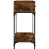 Konzolni stol boja hrasta 100 x 34 5 x 75 cm konstruirano drvo | shoptok.hr