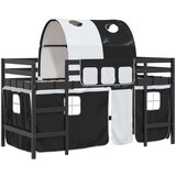  The living store otroški pograd s tunelom bel in črn 90x200 cm trdna borovina - otroški pograd, (21499381) | Shoptok.si