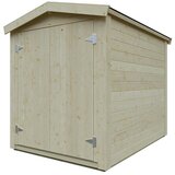 KIEHNHOLZ Vrtna lopa Bike Box (Zunanje dimenzije vključno s strešnim previsom (Š x G): 164 x 223 cm, Les, Rjava) | Shoptok.si