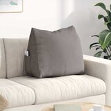  Jastuk za leđa Sivo-smeđa 60 x 20 x 50 cm tkanina | shoptok.hr