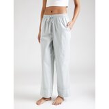 Hunkemöller Spodnji del pižame temno siva / svetlo zelena / off-bela | Shoptok.si